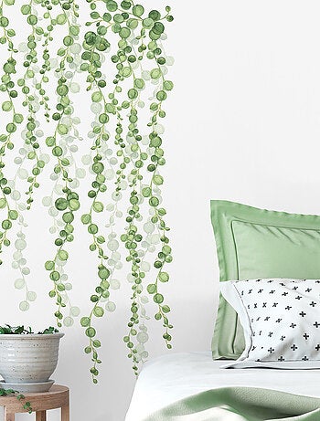 Stickers - Feuillages Verts - Hauteur 92.71 cm
