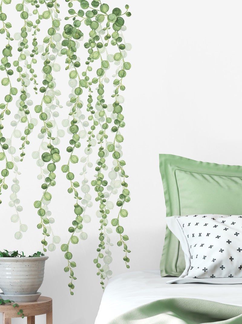 Stickers - Feuillages Verts - Hauteur 92.71 cm Multicolore - Kiabi