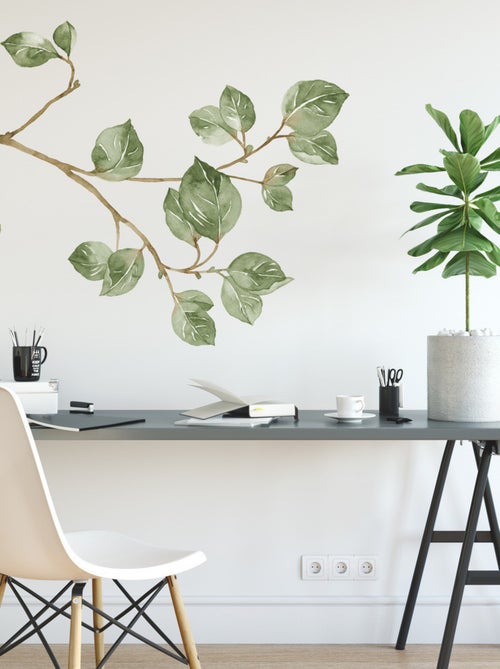 Stickers - Feuilles De Tigre - Hauteur 92.71 cm - Kiabi