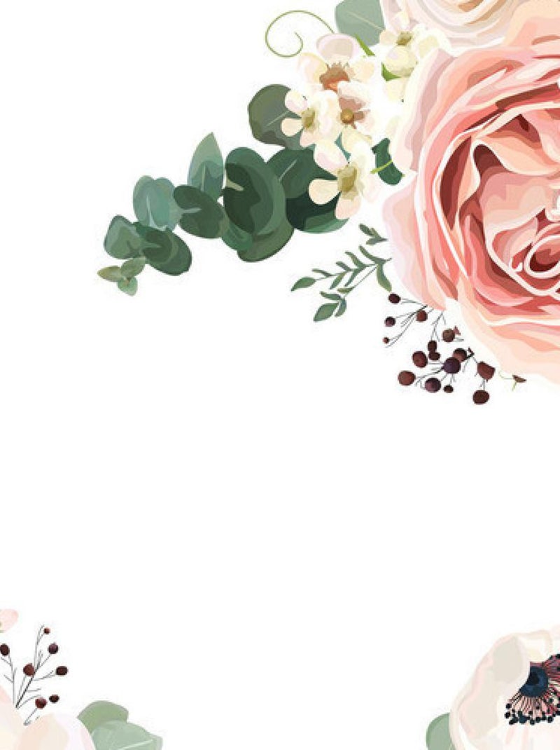 Stickers - Fleurs Fraîches - Hauteur 92.71 cm Multicolore - Kiabi