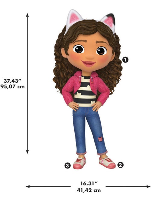Stickers - Gabby - Hauteur 95 cm - Kiabi