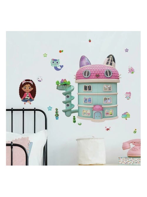 Stickers - Gabby Et La Maison Magique - Hauteur 24 cm - Kiabi