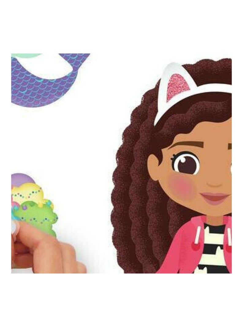Stickers - Gabby Et La Maison Magique - Hauteur 24 cm Multicolore - Kiabi