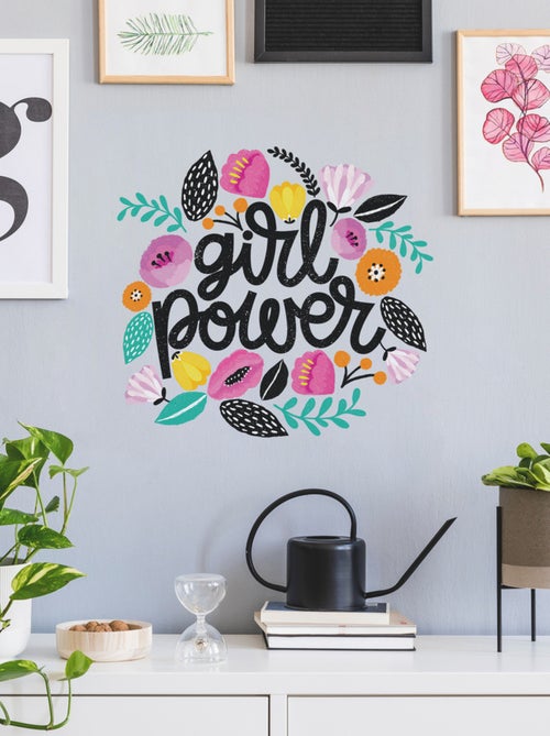 Stickers - Girl Power - Hauteur 46,36 cm - Kiabi