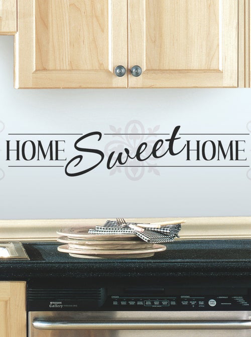 Stickers - Home Sweet Home - Hauteur 22,9 cm - Kiabi