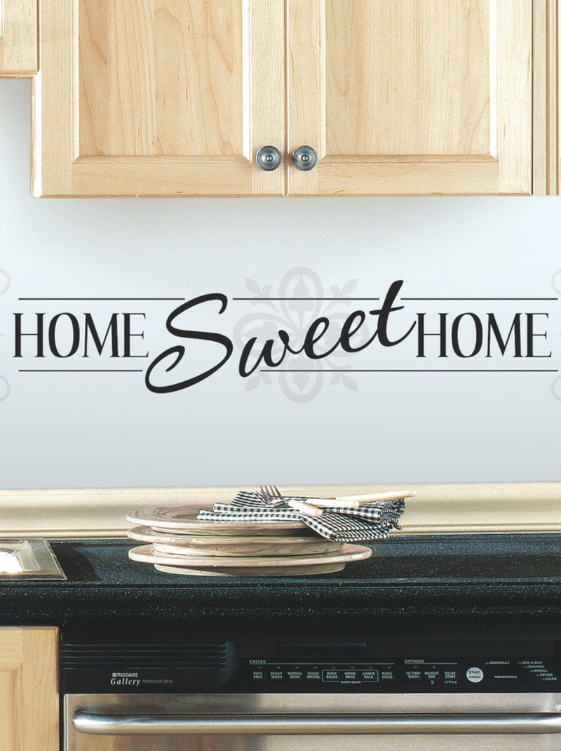 Stickers - Home Sweet Home - Hauteur 22,9 cm Multicolore - Kiabi