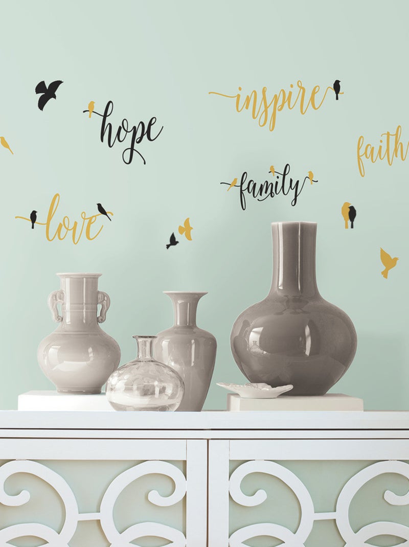 Stickers - Inspirations Du Monde - Hauteur 45,7 cm Multicolore - Kiabi