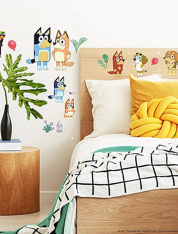 Stickers - La Famille Bluey Et Ses Amis - Hauteur 19,5 cm