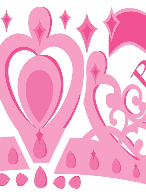 Stickers - Lit De Princesse - Hauteur 45,7 cm - Kiabi