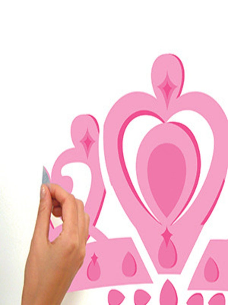 Stickers - Lit De Princesse - Hauteur 45,7 cm Multicolore - Kiabi