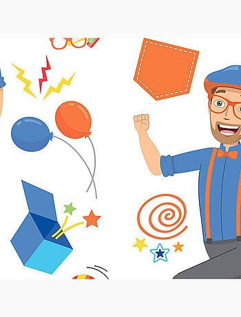 Stickers - Mini Blippi - Hauteur 93 cm