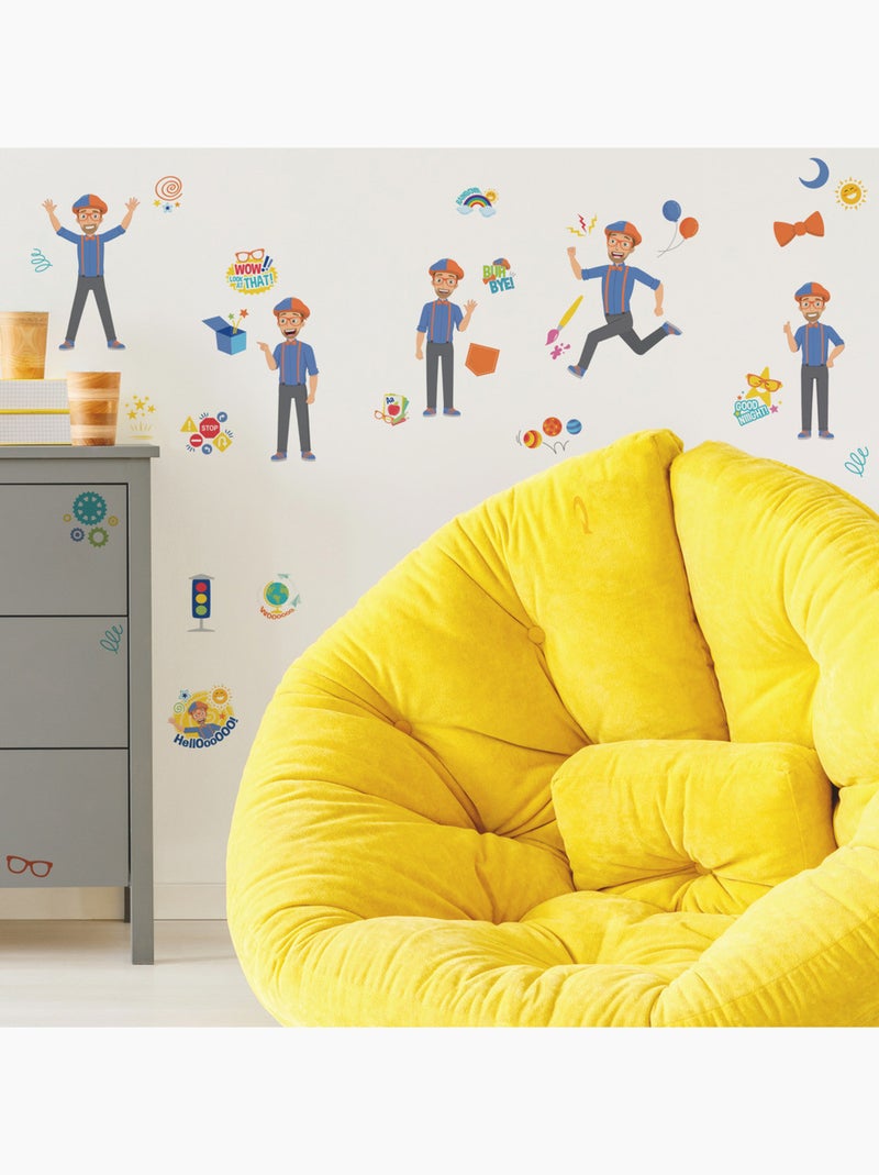 Stickers - Mini Blippi - Hauteur 93 cm Multicolore - Kiabi