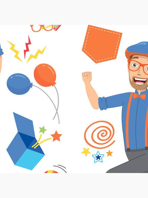Stickers - Mini Blippi - Hauteur 93 cm - Kiabi