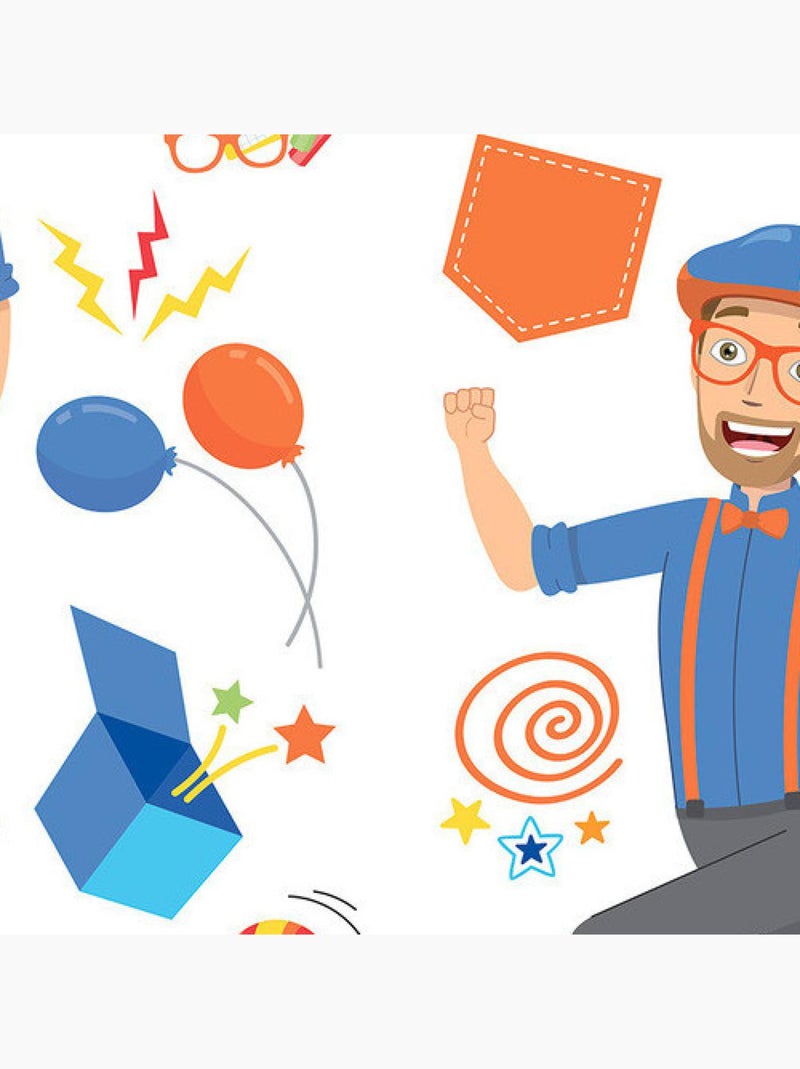 Stickers - Mini Blippi - Hauteur 93 cm Multicolore - Kiabi
