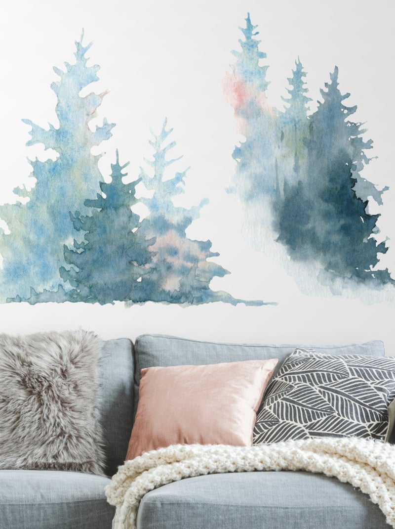 Stickers - Montagne - Hauteur 92,71 cm Multicolore - Kiabi
