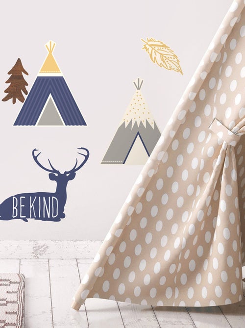 Stickers - Nature Avec Un Renne - Hauteur 92.71 cm - Kiabi