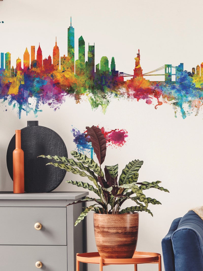 Stickers - New York City Multicolore - Hauteur 93 cm Multicolore - Kiabi