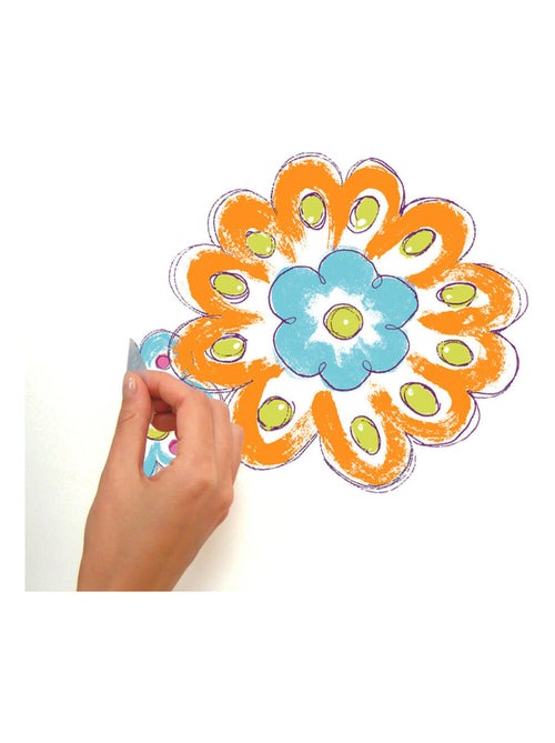 Stickers - Papillons En Peinture - Hauteur 45,7 cm - Kiabi