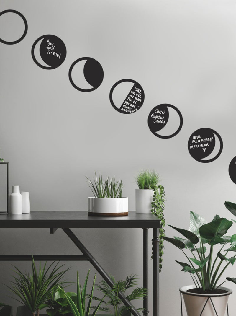 Stickers - Phases De La Lune- Hauteur 92.71 cm Multicolore - Kiabi