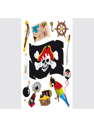 Stickers - Pirates - 1 planche 65x85 cm