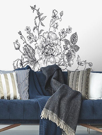 Stickers - Pivoines - Hauteur 92.71 cm