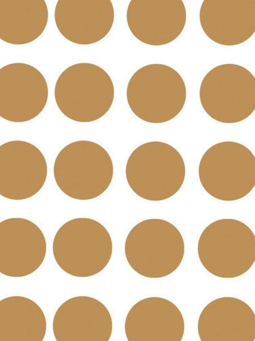 Stickers - Points Dorées - Hauteur 45,7 cm - Kiabi