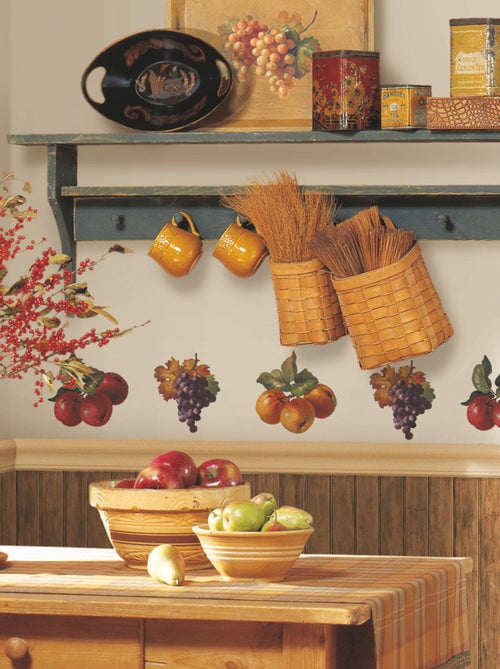 Stickers - Récolte De Fruits - Hauteur 45,7 cm - Kiabi