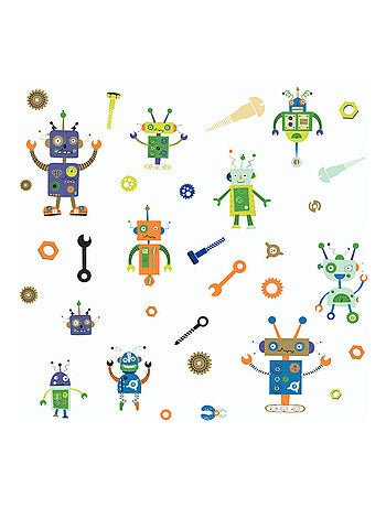 Stickers - Robots - Hauteur 22,9 cm