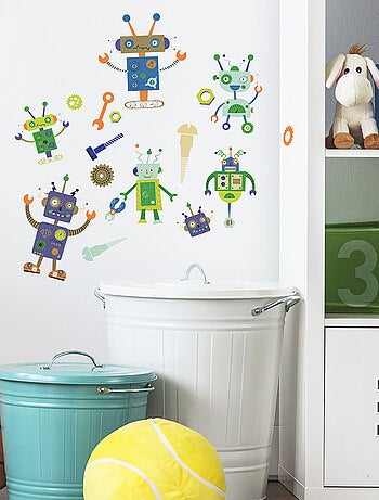 Stickers - Robots - Hauteur 22,9 cm