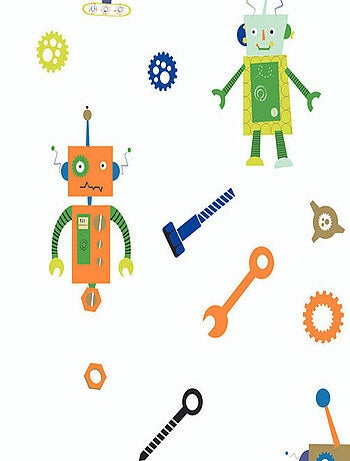 Stickers - Robots - Hauteur 22,9 cm