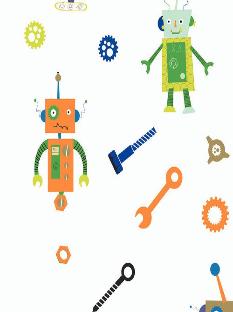 Stickers - Robots - Hauteur 22,9 cm Multicolore - Kiabi