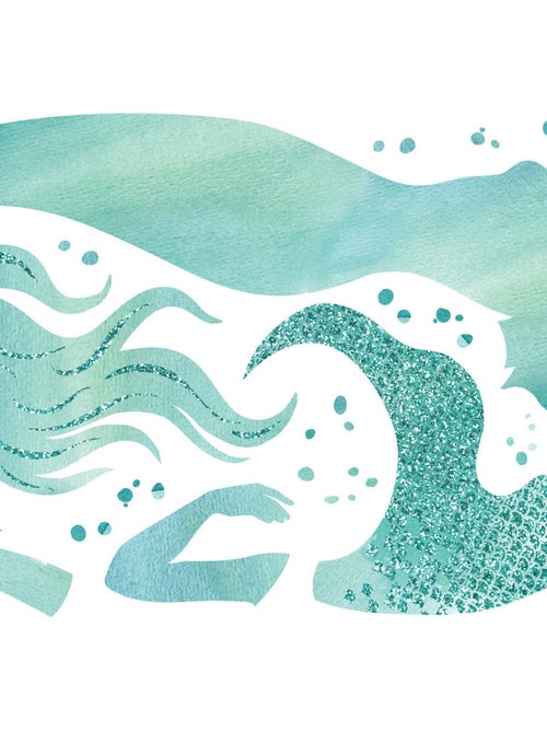 Stickers - Sirène - Hauteur 92,7 cm - Kiabi