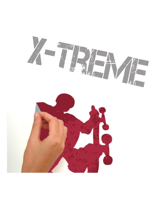 Stickers - Sports Extrêmes - 25,4 cm - Kiabi