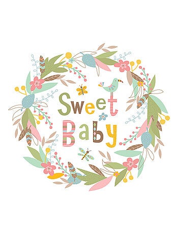 Stickers - Sweet Baby - Hauteur 49.53 cm