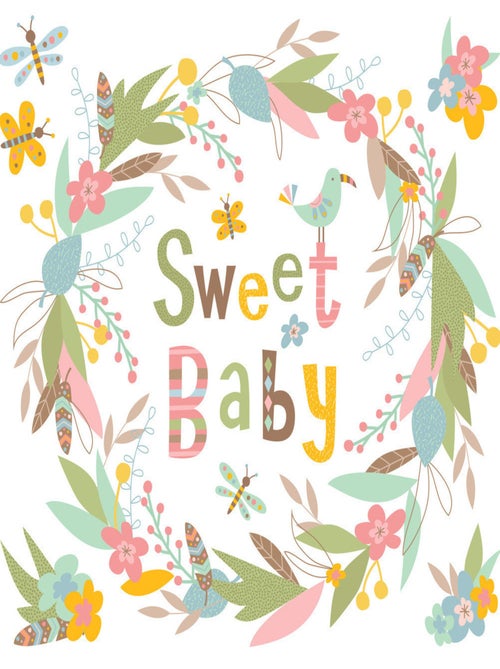 Stickers - Sweet Baby - Hauteur 49.53 cm - Kiabi