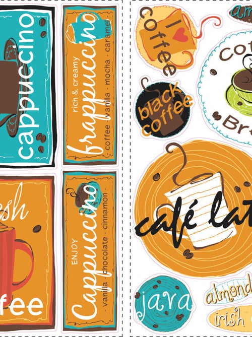 Stickers - Tasses De Café - Hauteur 45,7 cm - Kiabi