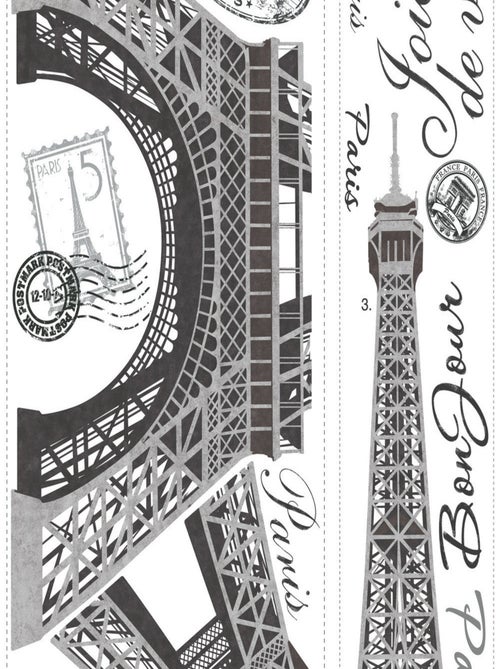 Stickers - Tour Eiffel - Hauteur 101,6 cm - Kiabi