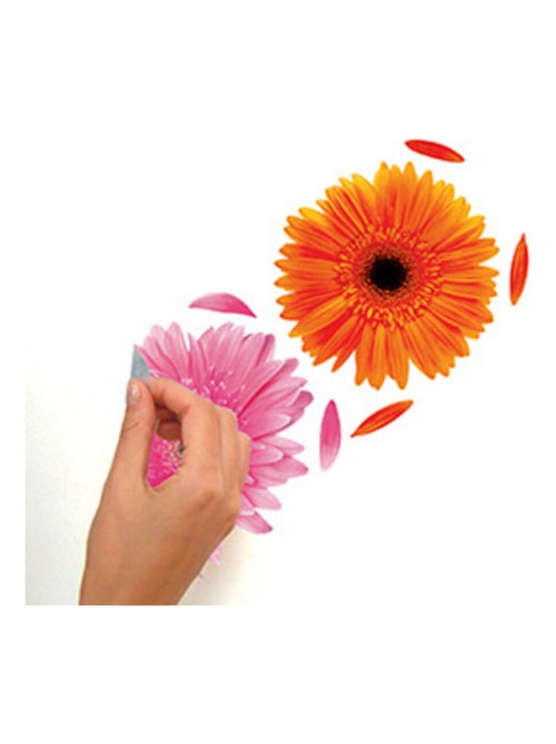 Stickers - Tournesols Multicolores - Hauteur 45,7 cm - Kiabi