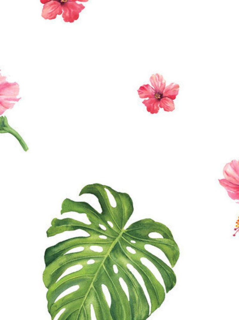 Stickers - Tropical Hibiscus - Hauteur 92.71 cm Multicolore - Kiabi