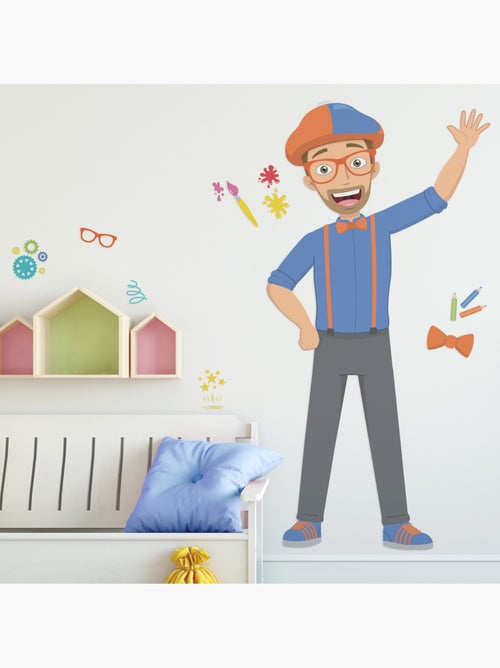 Stickers - Youtubeur Blippi - Hauteur 108 cm - Kiabi
