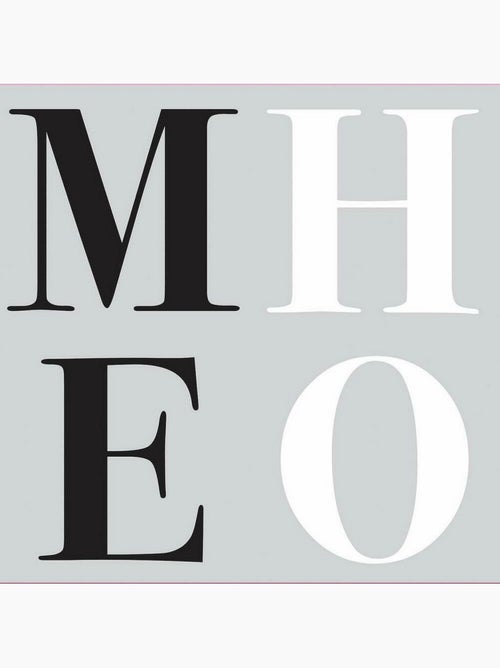 Stickers -HOME- en lettres capitales blanches - Kiabi