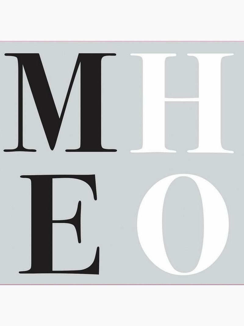Stickers -HOME- en lettres capitales blanches Blanc - Kiabi