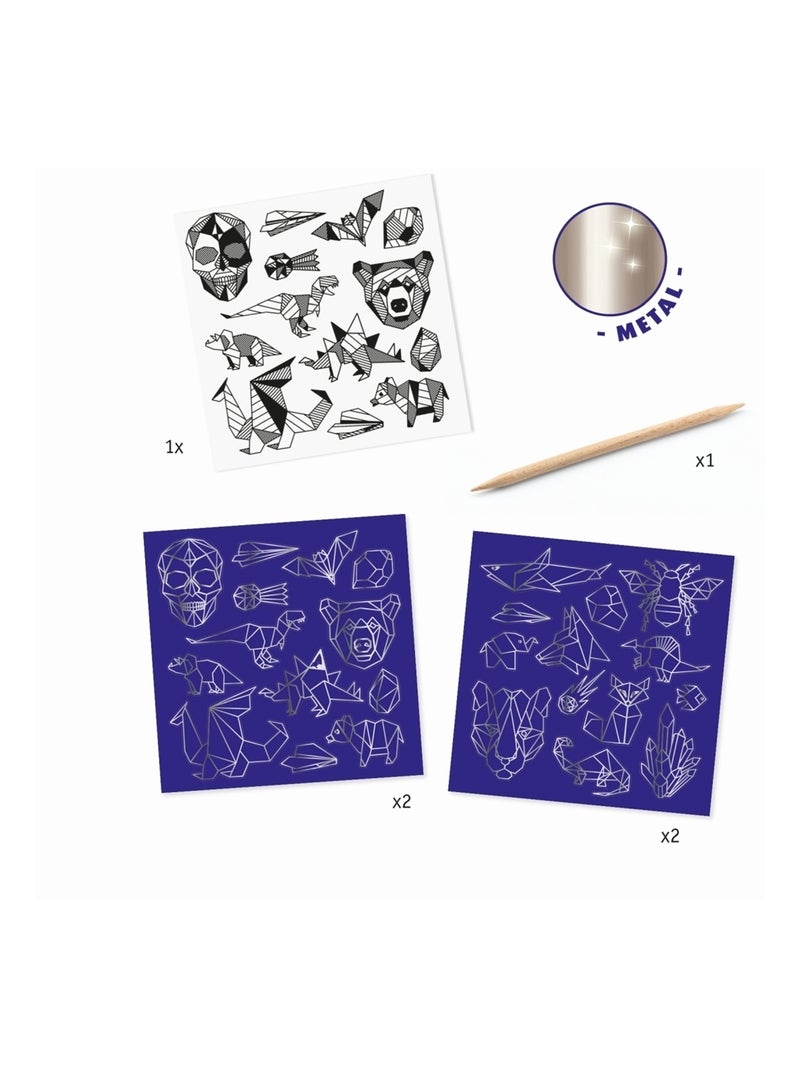 Stickers à gratter Iron Violet - Kiabi