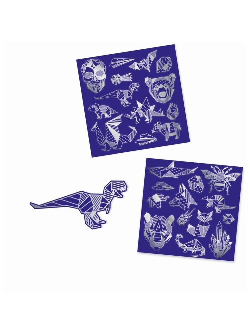 Stickers à gratter Iron Violet - Kiabi