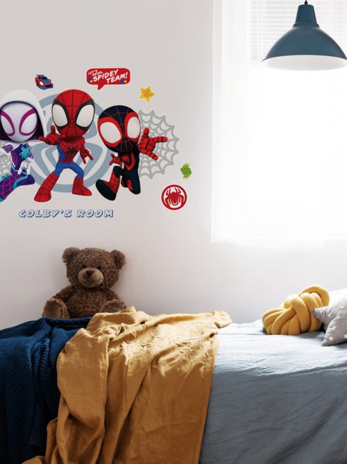 Stickers à personnaliser Amazing Spider-man 3 personnages collection Spidey - Kiabi