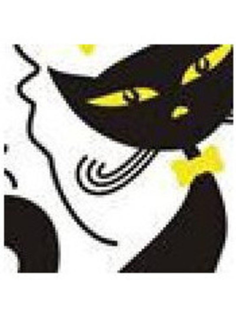 Stickers Animaux - Chat - 1 planche 65 x 85 cm Noir Noir - Kiabi