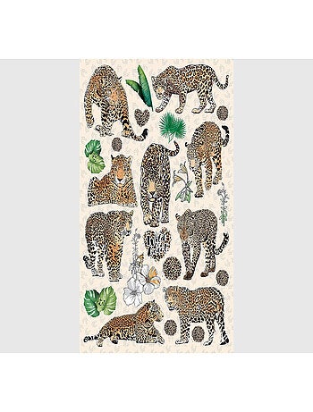 Stickers Animaux - Félins - 1 planche 42,5 x 65 cm