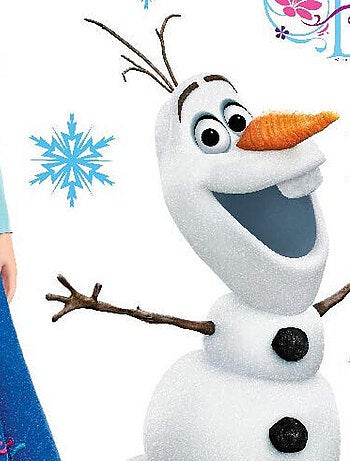 Stickers Anna Elsa & Olaf La Reine des Neiges Disney