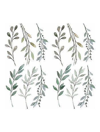 Stickers branches aquarelle