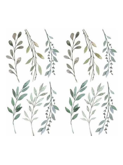 Stickers branches aquarelle - Kiabi